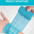 thumbnail image 2 of Anuirheih 3Pcs Athletic Tape Self Adhesive Bandage Wrap, 15FT Long 1Inch Width First Aid Tape Elastic Sports wrap Bandage for Sports, Wrist, Ankle(Blue), 2 of 4