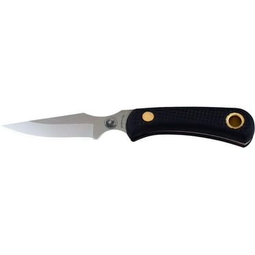 Knives of Alaska Cub Bear D2 Suregrip Handle Handle Knife, Black,