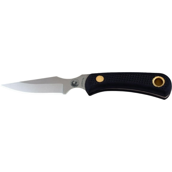 Knives of Alaska Cub Bear Fixed Blade Knife 2.75" Drop Point D2 Bead Blasted Blade SureGrip Handle Black