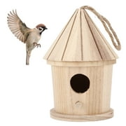 EBTOOLS Wooden Birdhouse Outdoor Garden Bird Nesting Box Bird House Garden Decor HOT