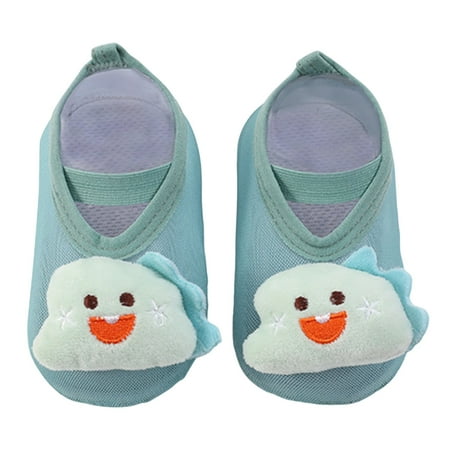 

Infant Shoes Rubber Sole Toddler Booties Socks for Girls Smooth Soft Quickly-Dry Cute Cartoon Print Knitted Cotton Winter Baby Sneakers Girls Boys Lightweight Breathable Baby Shoes