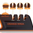 thumbnail image 2 of Afiladores de cuchillos Sharp Pebble 5 con ángulo ajustable, color naranja, 2 of 6
