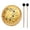 Gold, variant on Labymos 6-inch Mini 8-Tone Steel Tongue Drum G Key Percussion Instrument Hand Pan Drum with Drum Mallets Carry Pouch Music Book