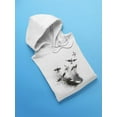 thumbnail image 3 of Bird Flock Hoodie Women -Image by Shutterstock, Female Small, 3 of 4