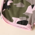 thumbnail image 5 of Boys Girls Two Piece Outfits Toddler Baby Girl Camouflage Letter Print Sling Vest Clothes Kids Two-piece Suit Summer Outfits for Girls Boys, 5 of 9