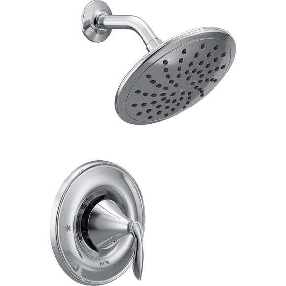 Shower Only System with Rainshower Showerhead Without Valve Chrome