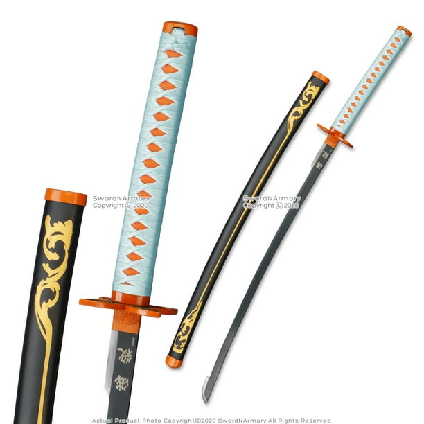 38 Munetoshi Unsharpened Steel Larp Cosplay Anime Shinobu Kocho Demon Sword W Scabbard Costumes Halloween Christmas Gift Walmart Com Walmart Com