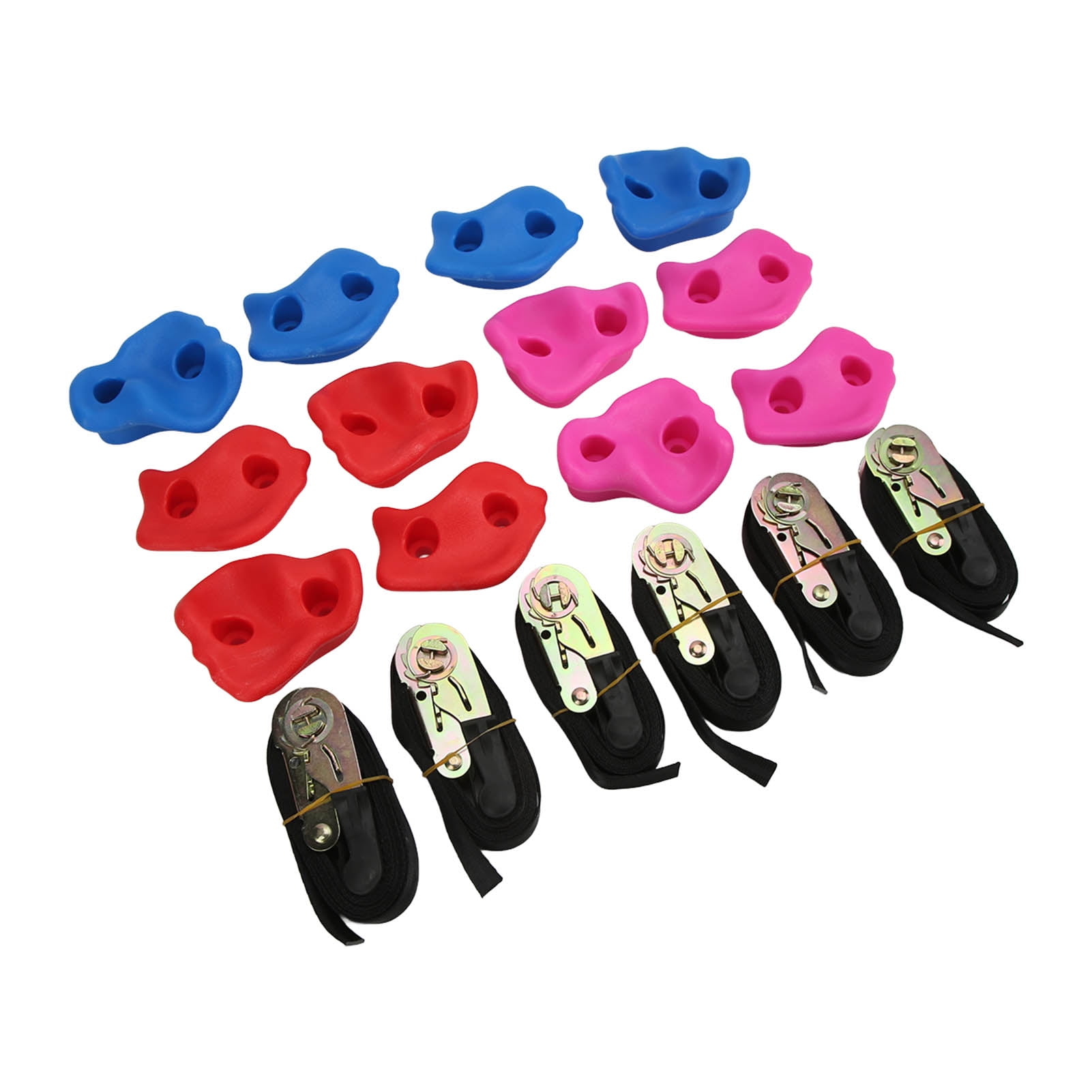 Spptty Rock Tree Climber Set with 6 Sturdy Ratchet Straps Crack