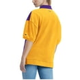 thumbnail image 2 of Women's Tommy Jeans Purple Los Angeles Lakers Taya Puff Sleeve Pique Polo Shirt, 2 of 4