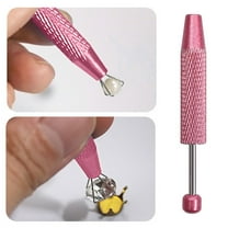 jiaroswwei 1/2/3Pcs Jewelry Grabber Tool Brass 4-Claw Diamond Tweezers Portable Retractable Grabber for Precision Work DIY Jewelry Repair