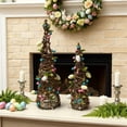 thumbnail image 3 of 2PACK Easter Rattan Table Tree Decor Lighted with Eggs & Berries, Spring Centerpieces for Home, Easter Table & Holiday Decorations, 3 of 7