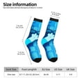thumbnail image 2 of Silaia Bluey Print Adult Socks, Athletic Socks, Mens and Womens Crew Cushion Socks,Work Athletic Running Socks,Casual Breathable Socks, 2 of 6