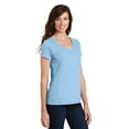thumbnail image 4 of Port & Company Fan Favorite V-Neck Tee (LPC450V) Light Blue, M, 4 of 6