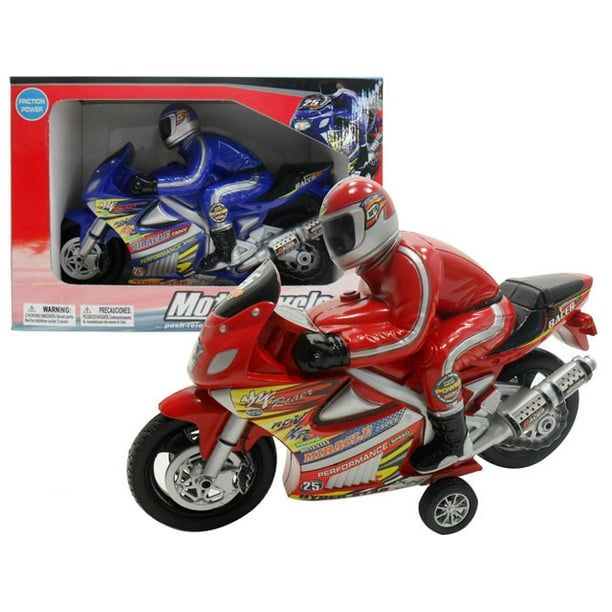 Friction Powered 15" Racing Motorcycle Bike w/ Light & Sound (Battery