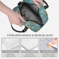 thumbnail image 3 of Fuzoiu Cute Conch Print Insulated Lunch Bag for Women Men Large Reusable Lunch Box Adult Leakproof Portable Cooler Tote Bags for Work Picnic, 3 of 7