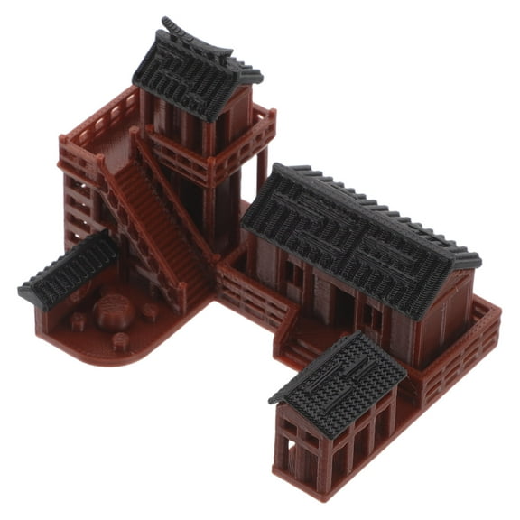 Masteelf Miniature Stone Step and Mini Resin Pools Landscape for Bonsai Decoration and Dollhouse Building Supplies