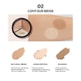 thumbnail image 2 of the SAEM - Cover Perfection Triple Pot Concealer #01 Correct Beige (4.5g), 2 of 7