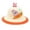 Orange, variant on oqasdz Kids Hats & Caps for Boys and Girls Toddler Baby Soft Comfortable Adjustable Outdoor Party Everyday Wear Sunhat, Size 2-8 Years