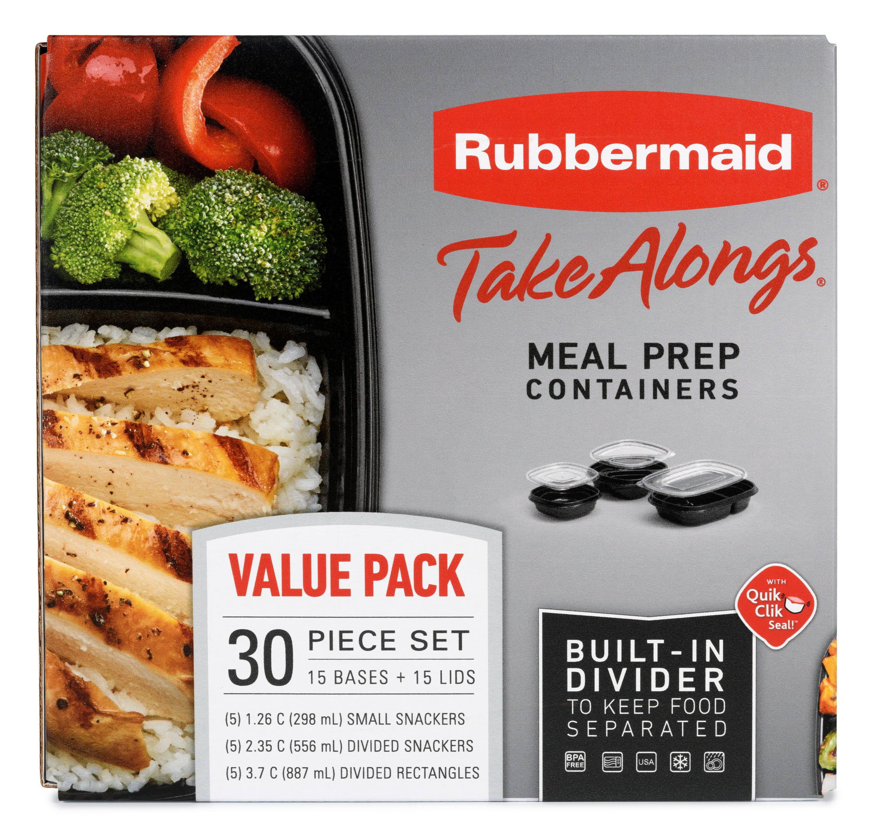 Rubbermaid Take Alongs 2.35 Cups Snackers Meal Prep Containers 5