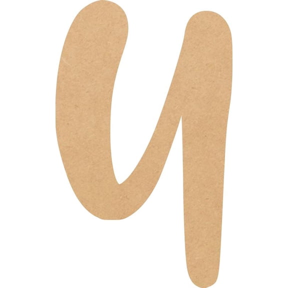 Cheap Wood MDF Letter 6'' Tall Jacklin Letters DIY Y, Paintable Craft Project A-Z