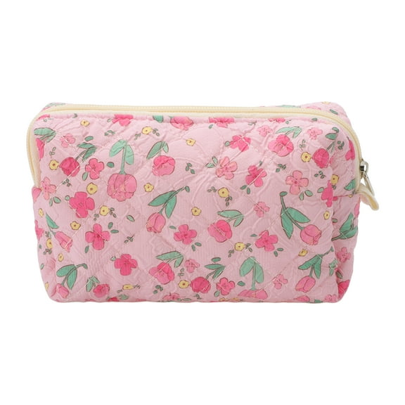 Unique Bargains 1 Pc Avatar Makeup Bag for Travel Pink Polyester