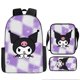 thumbnail image 1 of Mochila Bolso De Hombro Con Patrón De Dibujos Animados Estuche Para Lápices Juego De Tres Piezas Adecuado Para Estudiantes De Primaria Y Secundaria Bolso Escolar Para Niños, 1 of 1