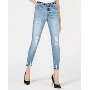 Kendall + Kylie Women's Ripped Ankle Jeans Blue Size 30
