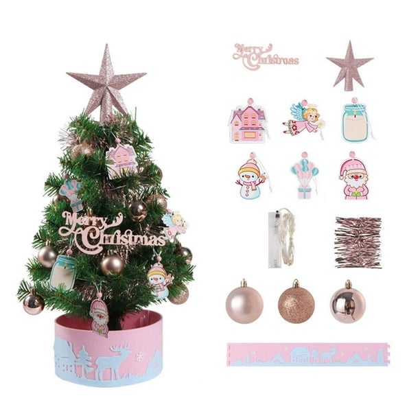 Fiudx Ofertas relámpago Paquete de material para hacer tú mismo de árbol de Navidad, decoración de escritorio, regalo, árbol de Navidad, cartón, imagen, arreglo de ambiente