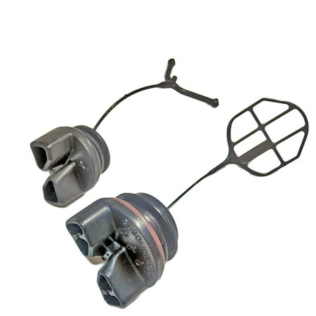 Poulan Genuine OEM Replacement Fuel And Oil Cap # 952044640