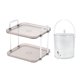 thumbnail image 4 of Dispensador de bebidas con espita, hervidor frío con grifo, contenedor de , dispensador de bebidas con estante de almacenamiento para bebidas 3.5L blanco, 4 of 9