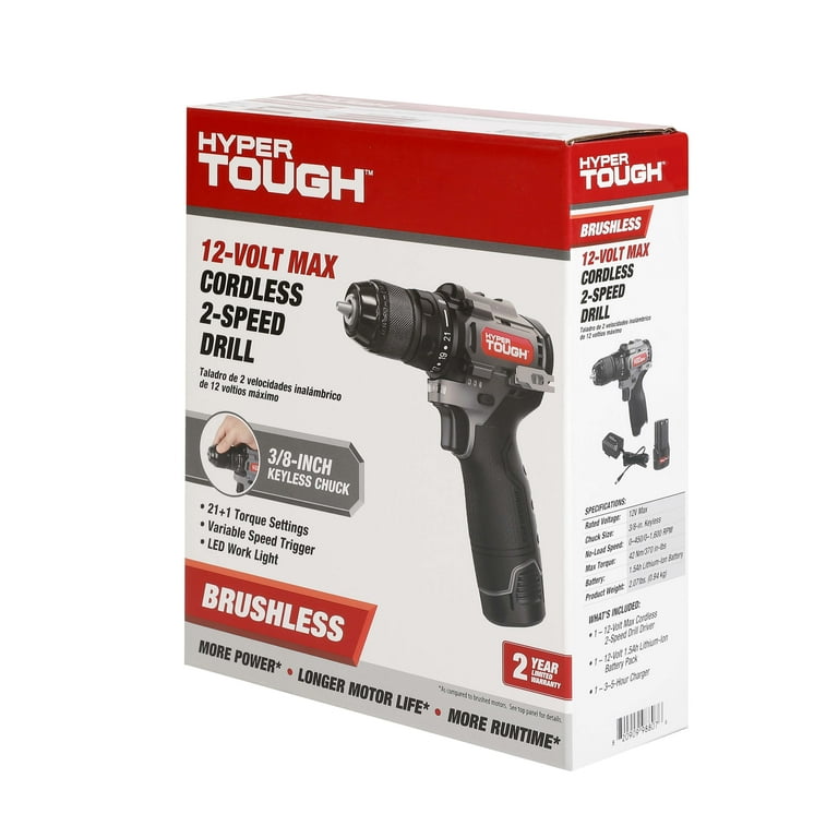 12-Volt Lithium Ion 3/8 in. Cordless 2 Speed Drill Set 12-Volt Lithium Ion 3/8 in. Cordless 2 Speed Drill Set
