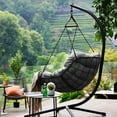 thumbnail image 7 of Grand Patio Royal Hammock Chair with Stand - Steel Frame, Cushion - 1 Piece, Gray, 7 of 7