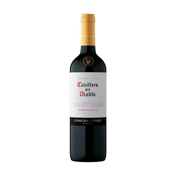 Pack de 4 Vino Tinto Casillero Del Diablo Reserva Tempranillo 750 ml