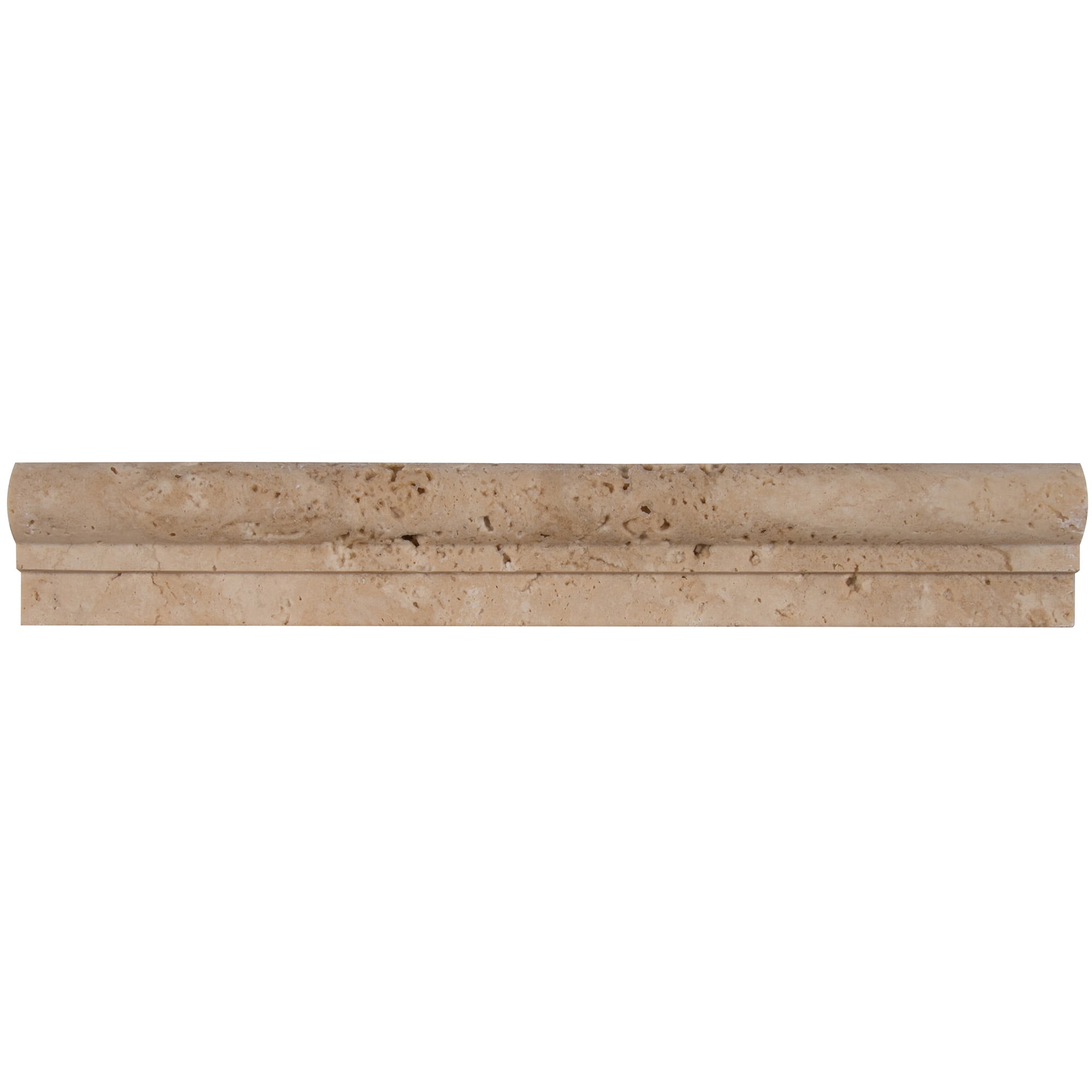 MSI Chiaro Crown moulding 2 in. x 12 in. Honed Travertine Wall Tile (20 Ln. ft.)