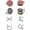 Rainbow Color, variant on Pressure Earrings for Keloids Stainless Steel Non, Style U84352
