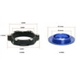 thumbnail image 4 of Aluminum Alloy Centerlock 6-hole Adapter Bike Disc Center Lock Hub Conversion 6 Bolt Disc Brake Rotor Cycling Accessory Black, 4 of 7