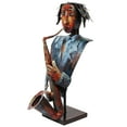 thumbnail image 3 of Empire Art Direct The Saxophonist Hand Painted Metal Sculpture, 3 of 9