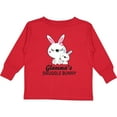 thumbnail image 3 of Inktastic Glammas Snuggle Bunny Easter Boys Long Sleeve Toddler T-Shirt, 3 of 5