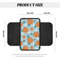 thumbnail image 6 of FUIALDOLG Auto Center Console Cover Pad for Interior, Breathable Storage Pockets on Both Sides Car Center Console Cover for Sedan Car Armrests Storage Cover, Tropical Hibiscus Floral Pattern, 6 of 6