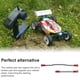 thumbnail image 5 of Ounissouiy 2 uds. Varilla de tracción de dirección para 1/10 RC Crawler Car Axial Capra 1,9 Unlimited Trail Buggy RTR y Kit de piezas de mejora Kits de construcción modelo rojo Ounissouiy FN000688-01B, 5 of 6