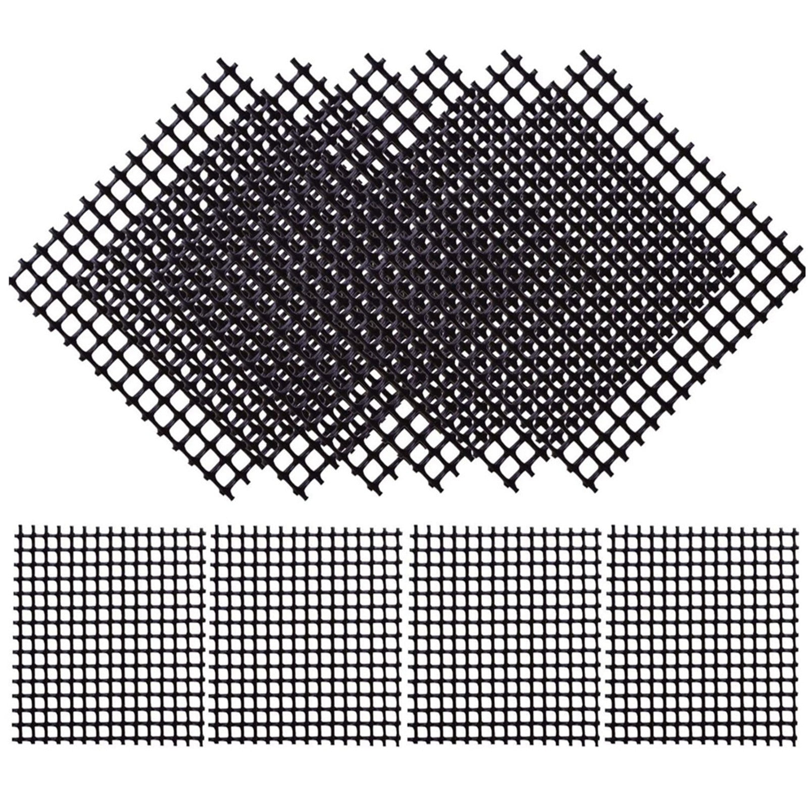 tobchonp 50 Pcs Flower Pot Hole Mesh Pad, Square Bonsai Mesh Drainage