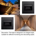thumbnail image 3 of Yuarrent Caja de escalera Luz Montado en la pared Hotel Escuela Pasillo Paso Esquina Lámpara Decoración Escalera al aire libre Iluminación empotrada Iluminación y accesorios Yuarrent HA066064-00, 3 of 6
