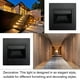 thumbnail image 4 of Injueey Caja de escalera Luz Montado en la pared Hotel Escuela Pasillo Paso Esquina Lámpara Decoración Escalera al aire libre Iluminación empotrada Iluminación y accesorios Injueey HA066064-00, 4 of 6