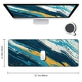 thumbnail image 2 of nygtbtfer Mouse Pad, Texture Mouse Pad Non-Slip Rubber Base Desk Mat, Large Extended Mousepad Protector for Home Office 31.5x11.8 in, 2 of 6