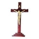 thumbnail image 1 of Crucifijo de pared de madera Cruz Jesús Crucifijo Regalo devoto Colección de figuras sagradas Arte Jesús dorado 34x175cm, 1 of 9
