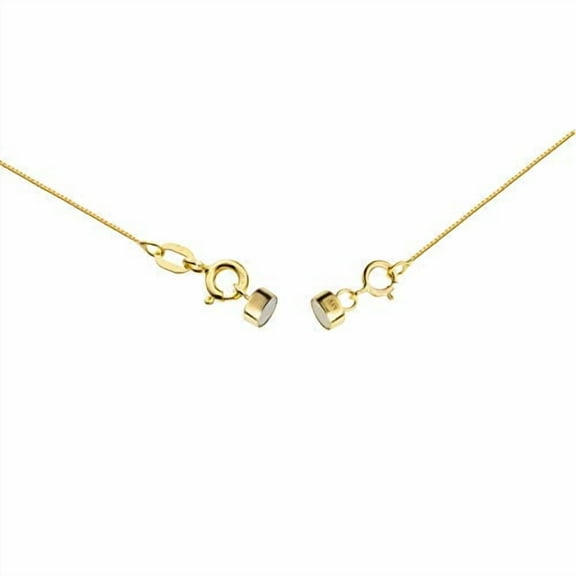 14K Yellow Gold Magnetic Clasp Converter Round with Spring Ring | 15.8 mm x 4.5 mm | for Small Necklace or Bracelet | 1 Clasp