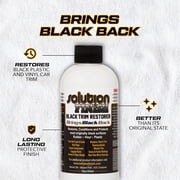 Solution Finish - Black Plastic & Vinyl Trim Restorer - Black (12 oz)