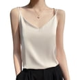 thumbnail image 5 of Zoeecloth Silk Tank Top for Women's Outer Wear Inside Sleeveless Undershirt Tops Women's Versatile Beauty Back Cami S-3XL, 5 of 7