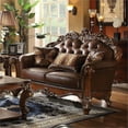 thumbnail image 6 of ACME Vendome Loveseat with 2 Pillows in Cherry PU, 6 of 6