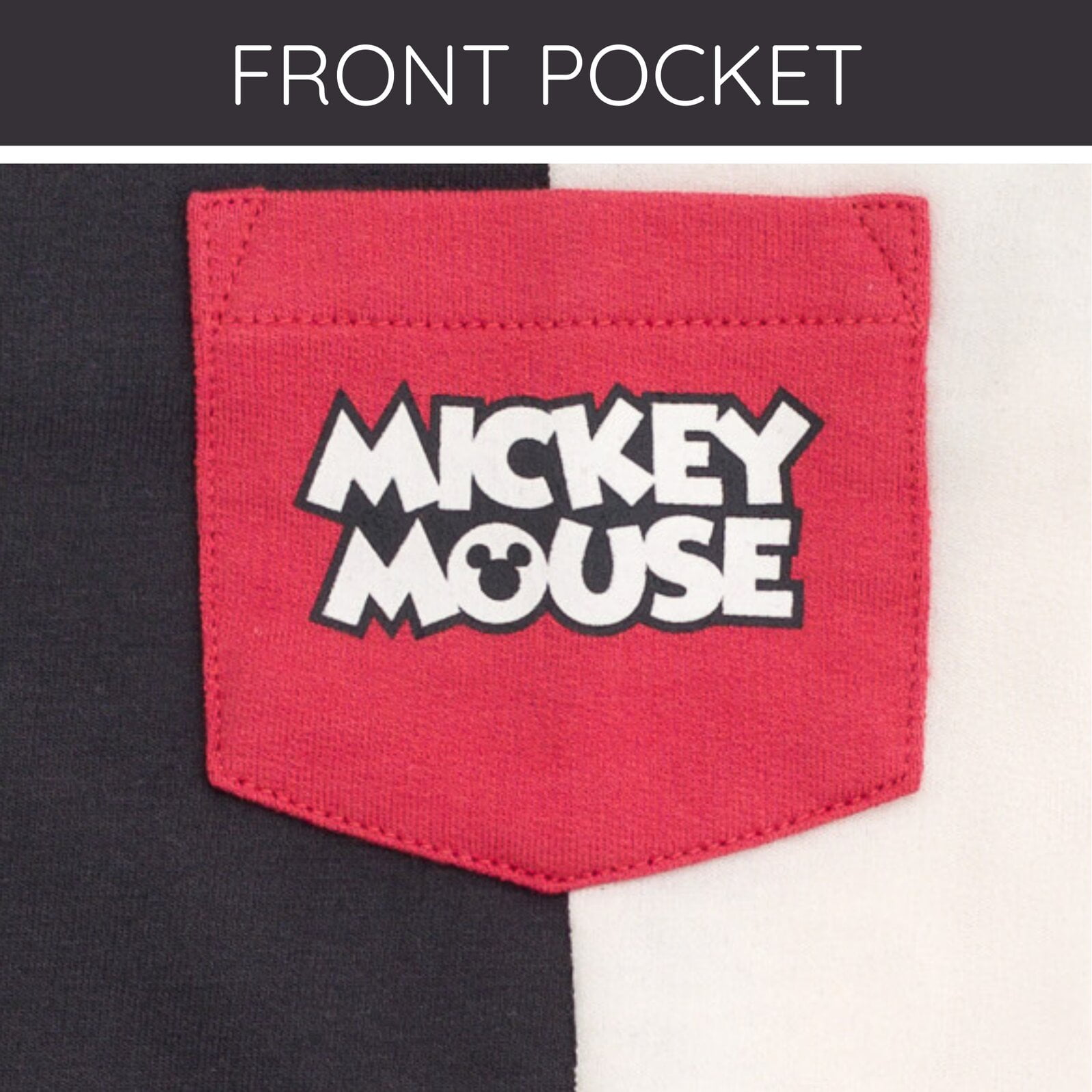 Disney Mickey Mouse Baby Boys' Tee and Shortall Set with Bucket Hat Mickey Mouse Grey Red